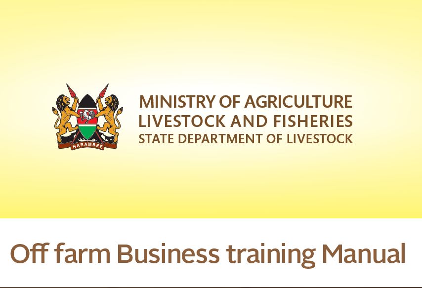 Off Farm Business Training Manual